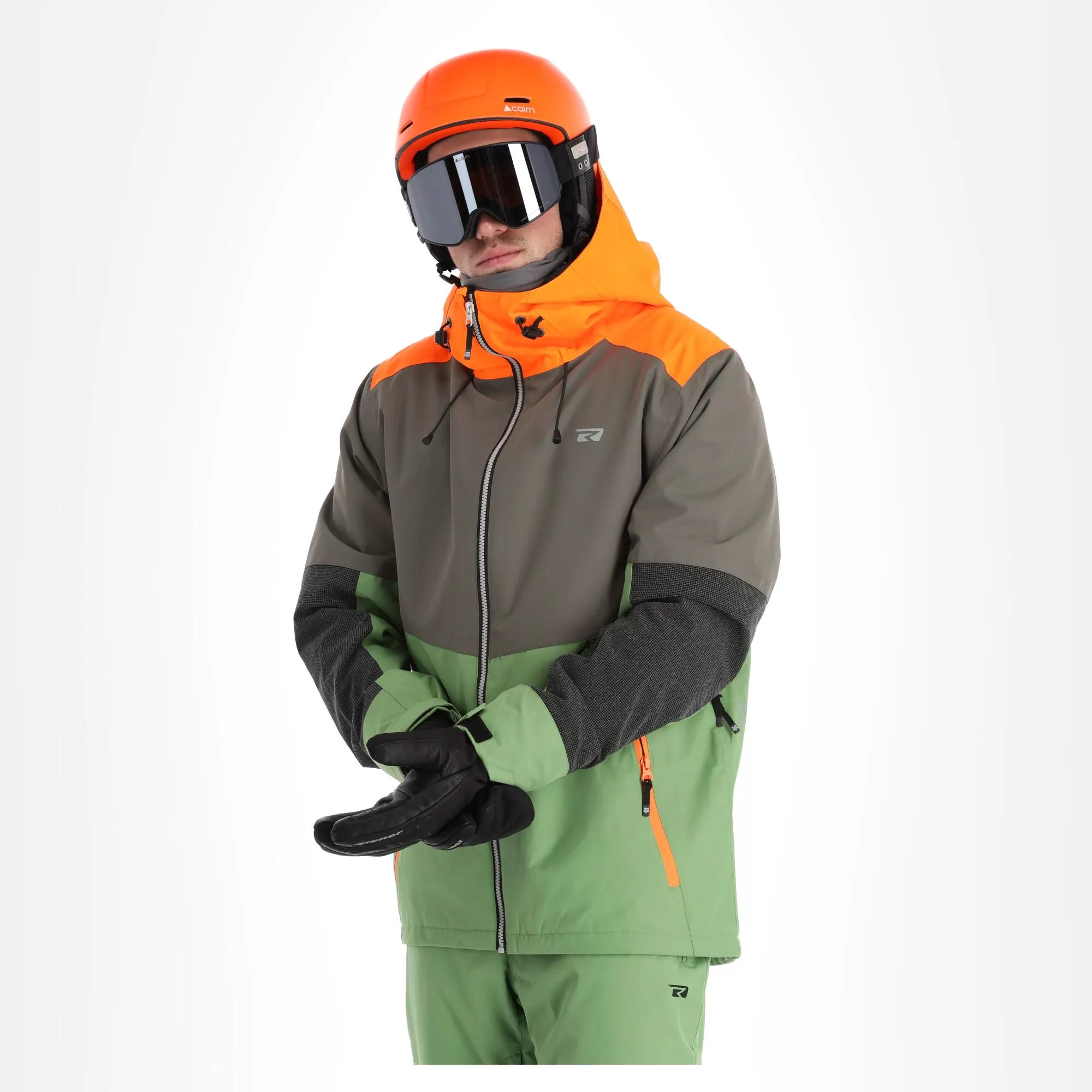 Rehall, Dragon-R Ski Jacket Men Neon Orange 6 Rehall, Dragon-R Ski Jacket Men Neon Orange - Image 4