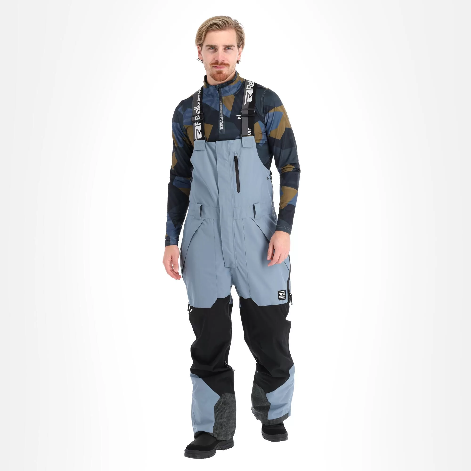 Rehall, Drax-R Ski Pants BIB Men Mirage Blue 3 Rehall, Drax-R Ski Pants BIB Men Mirage Blue