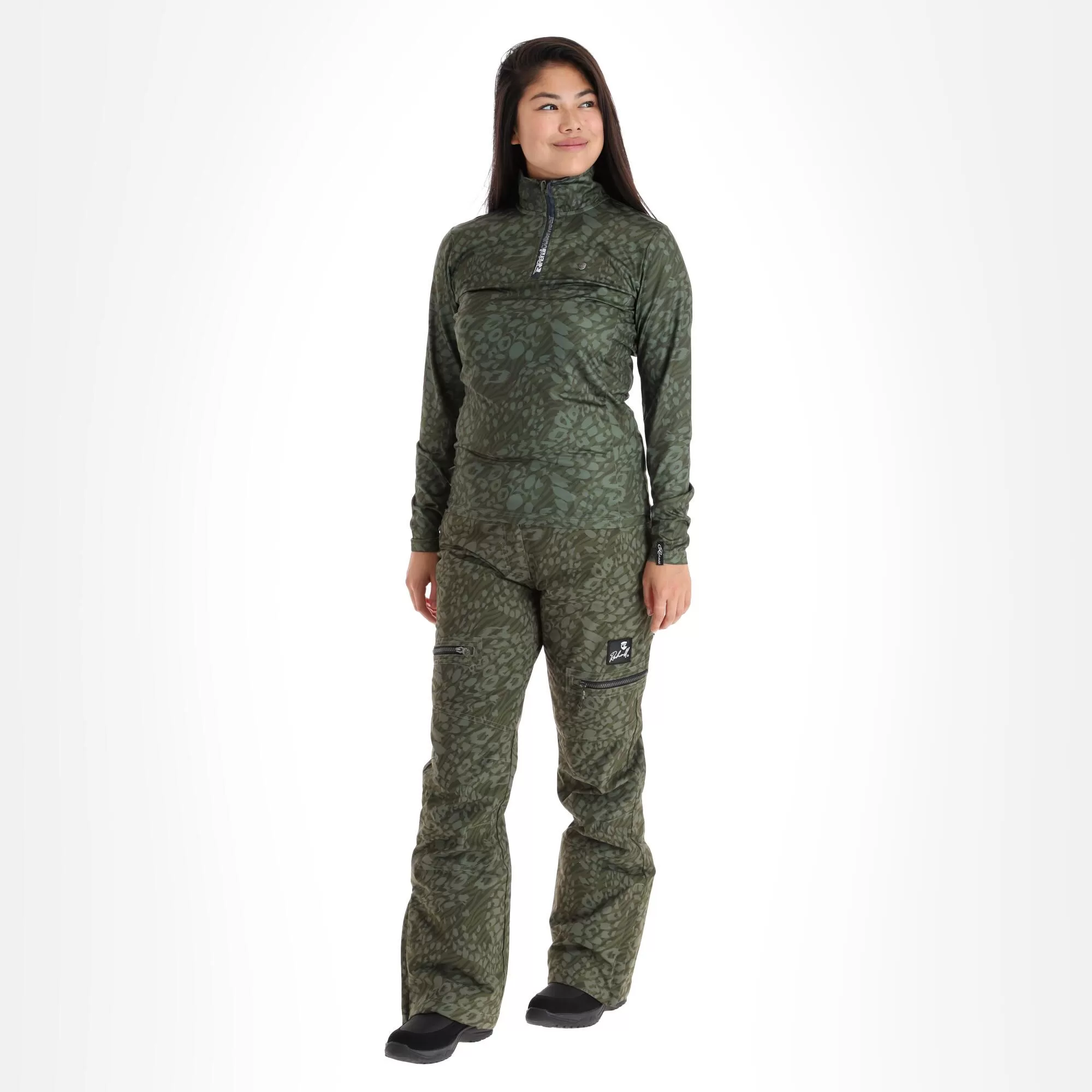 Rehall, Isa-R Pullover Women Dusty Panther Green 3 Rehall, Isa-R Pullover Women Dusty Panther Green