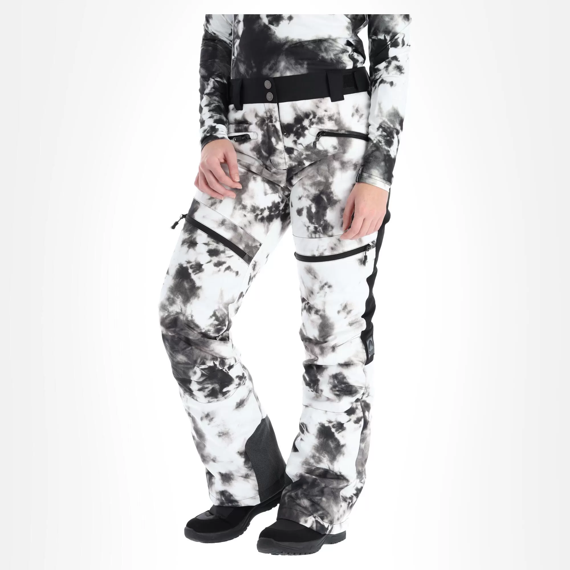 Rehall, Khloe-R Ski Pants Women Tie Dye White 6 Rehall, Khloe-R Ski Pants Women Tie Dye White - Image 4