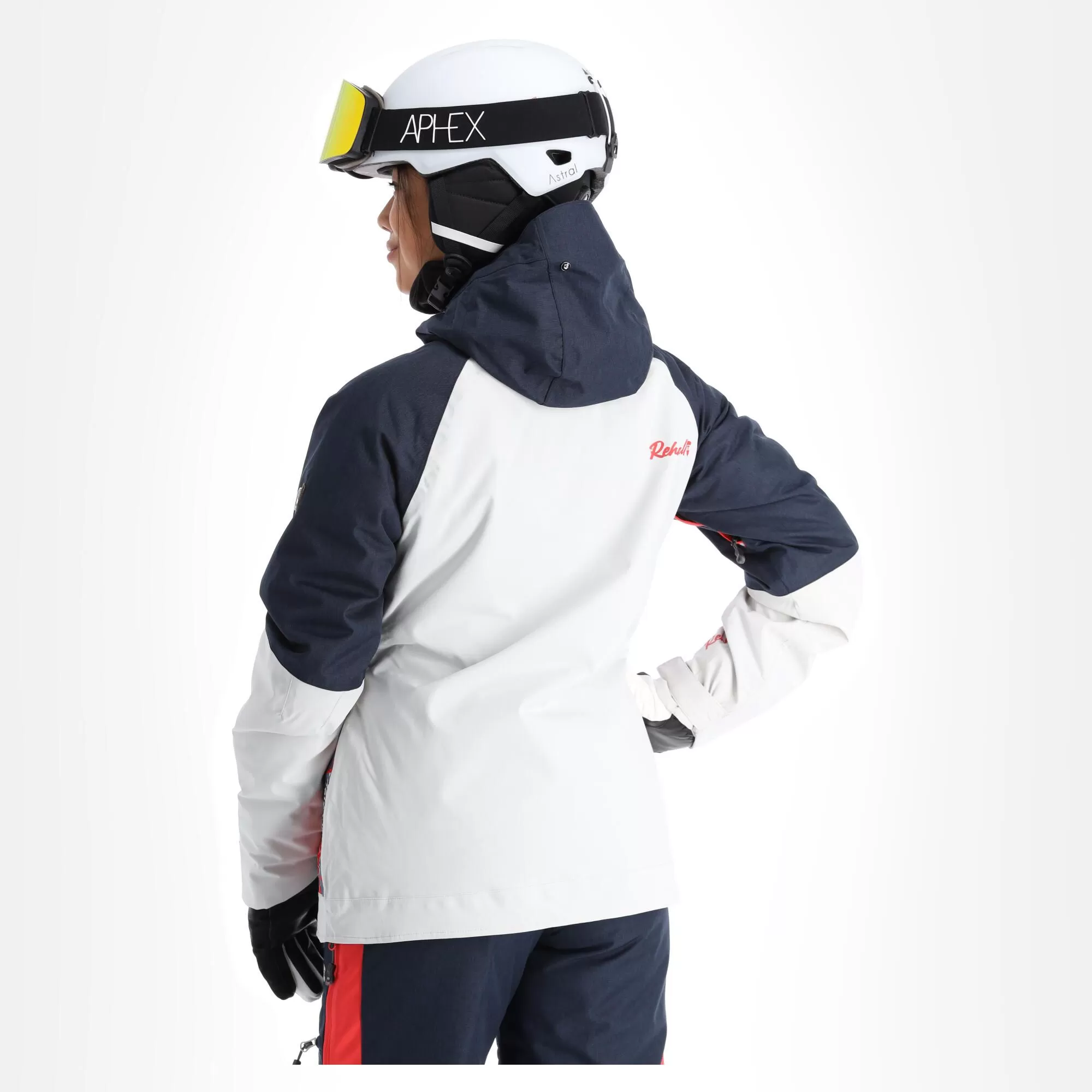 Rehall, Kiki-R Ski Jacket Women Jeans Blue 5 Rehall, Kiki-R Ski Jacket Women Jeans Blue - Image 3