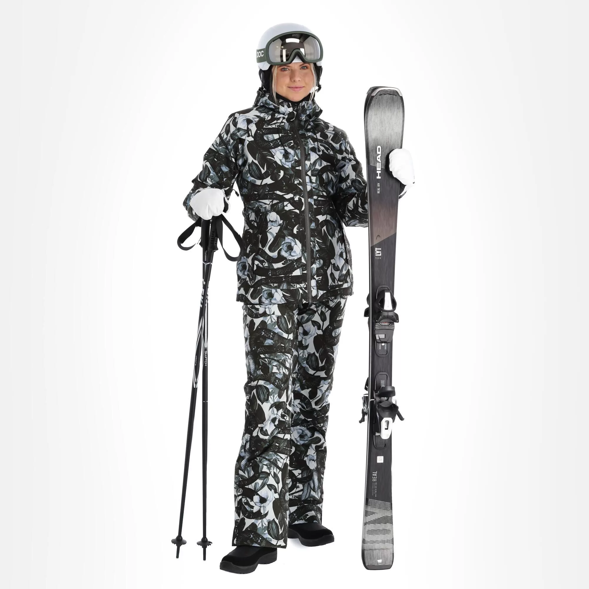 Rehall, Kiki-R Ski Jacket Women Snake Blue 3 Rehall, Kiki-R Ski Jacket Women Snake Blue