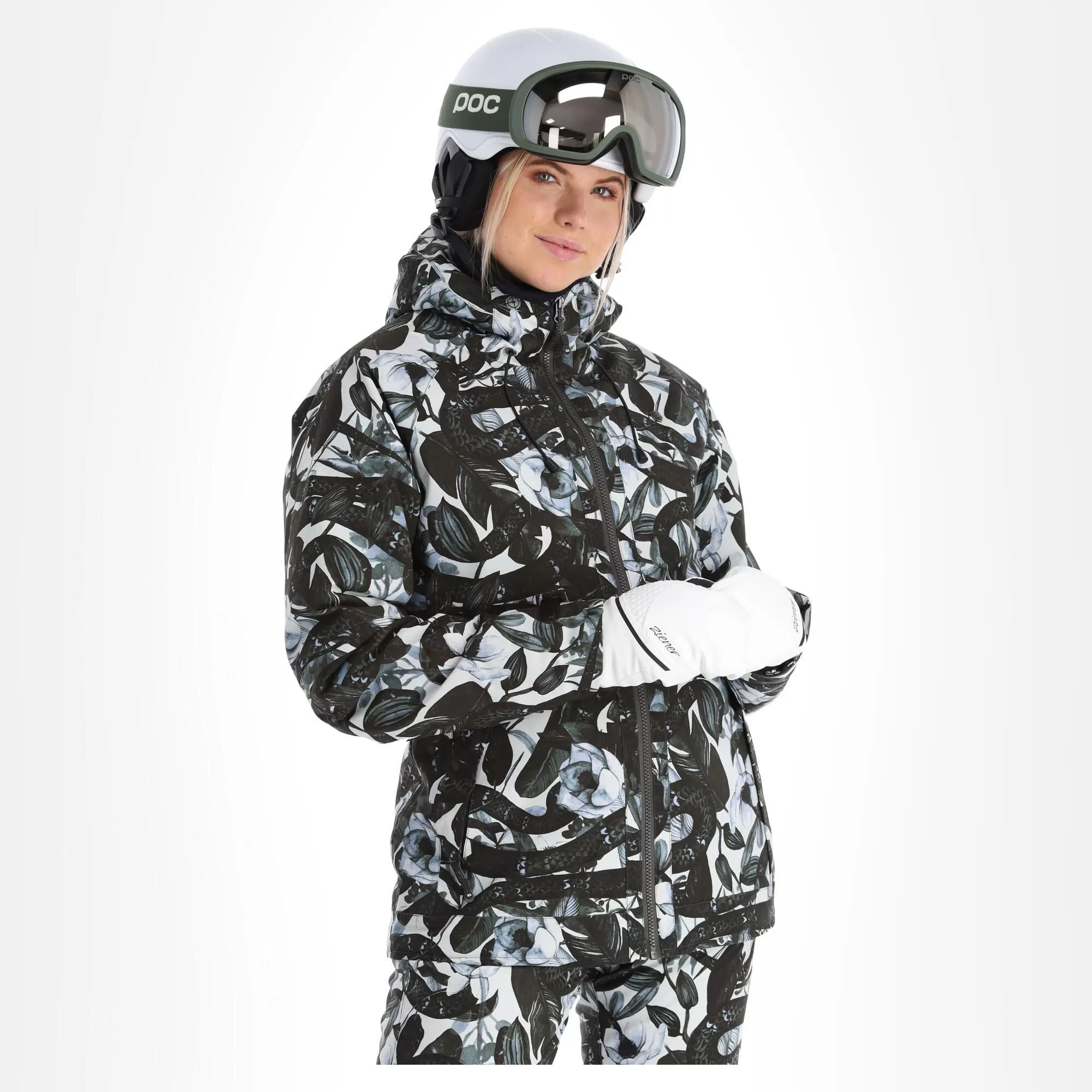 Rehall, Kiki-R Ski Jacket Women Snake Blue 6 Rehall, Kiki-R Ski Jacket Women Snake Blue - Image 4