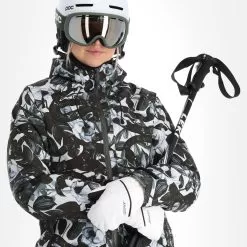 Rehall, Kiki-R Ski Jacket Women Snake Blue 11 Rehall, Kiki-R Ski Jacket Women Snake Blue -Ski Online Store rehall kiki r aa jas gevoerd dames snake blauw 22rehal142v3 BI 05