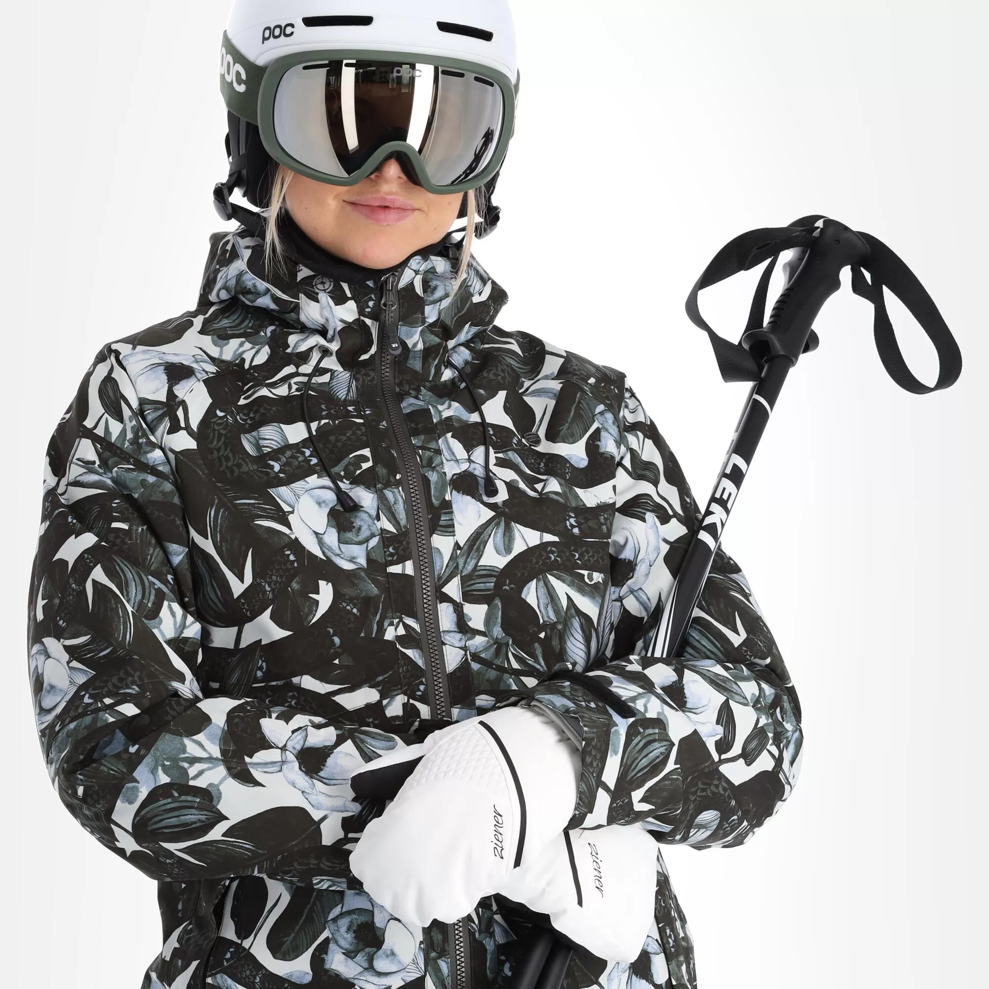 Rehall, Kiki-R Ski Jacket Women Snake Blue 7 Rehall, Kiki-R Ski Jacket Women Snake Blue - Image 5