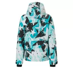 Rehall, Lilly-R-Jr. Ski Jacket Kids Stars Aqua Blue