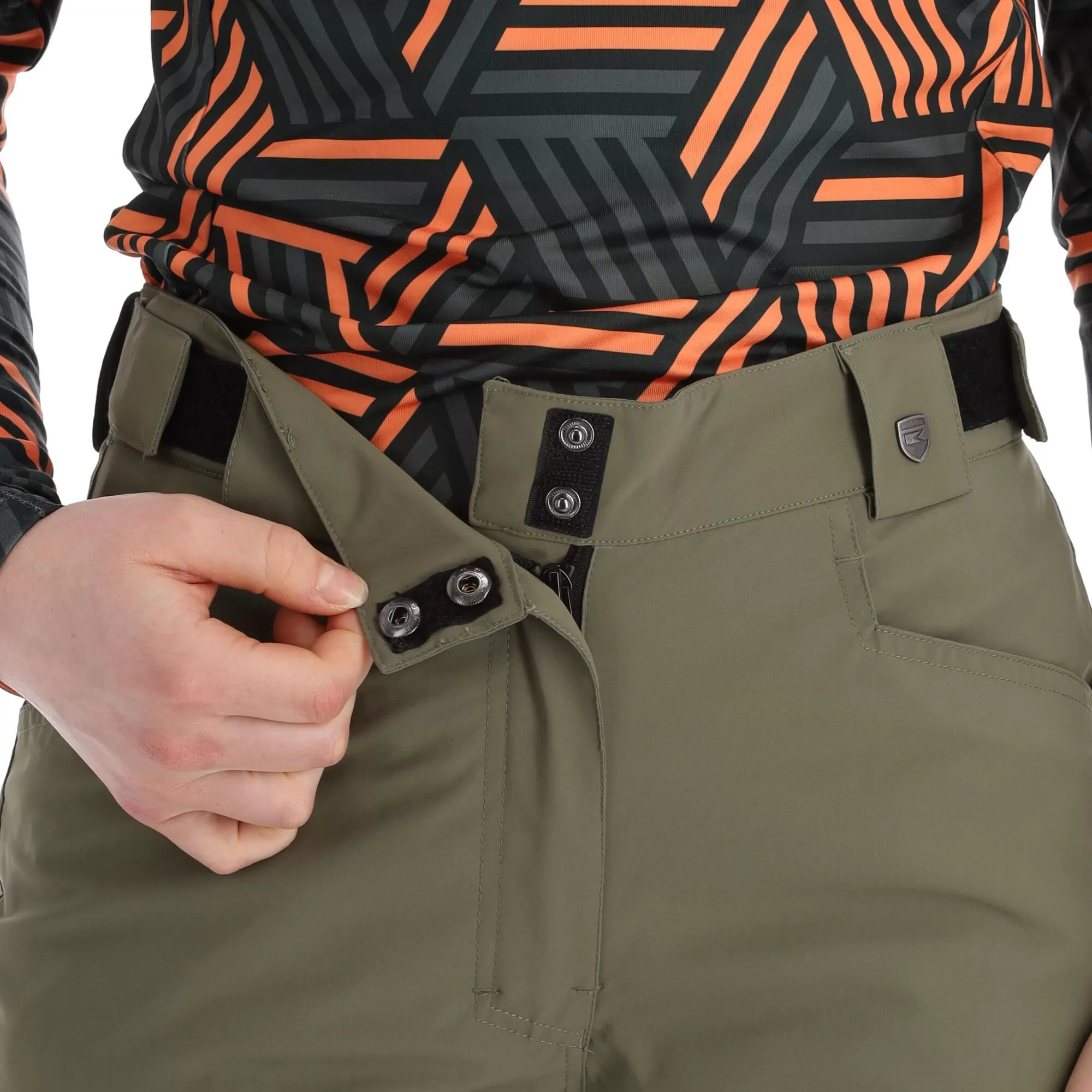 Rehall, Lise-R Ski Pants Women Dusty Olive Green 7 Rehall, Lise-R Ski Pants Women Dusty Olive Green - Image 5