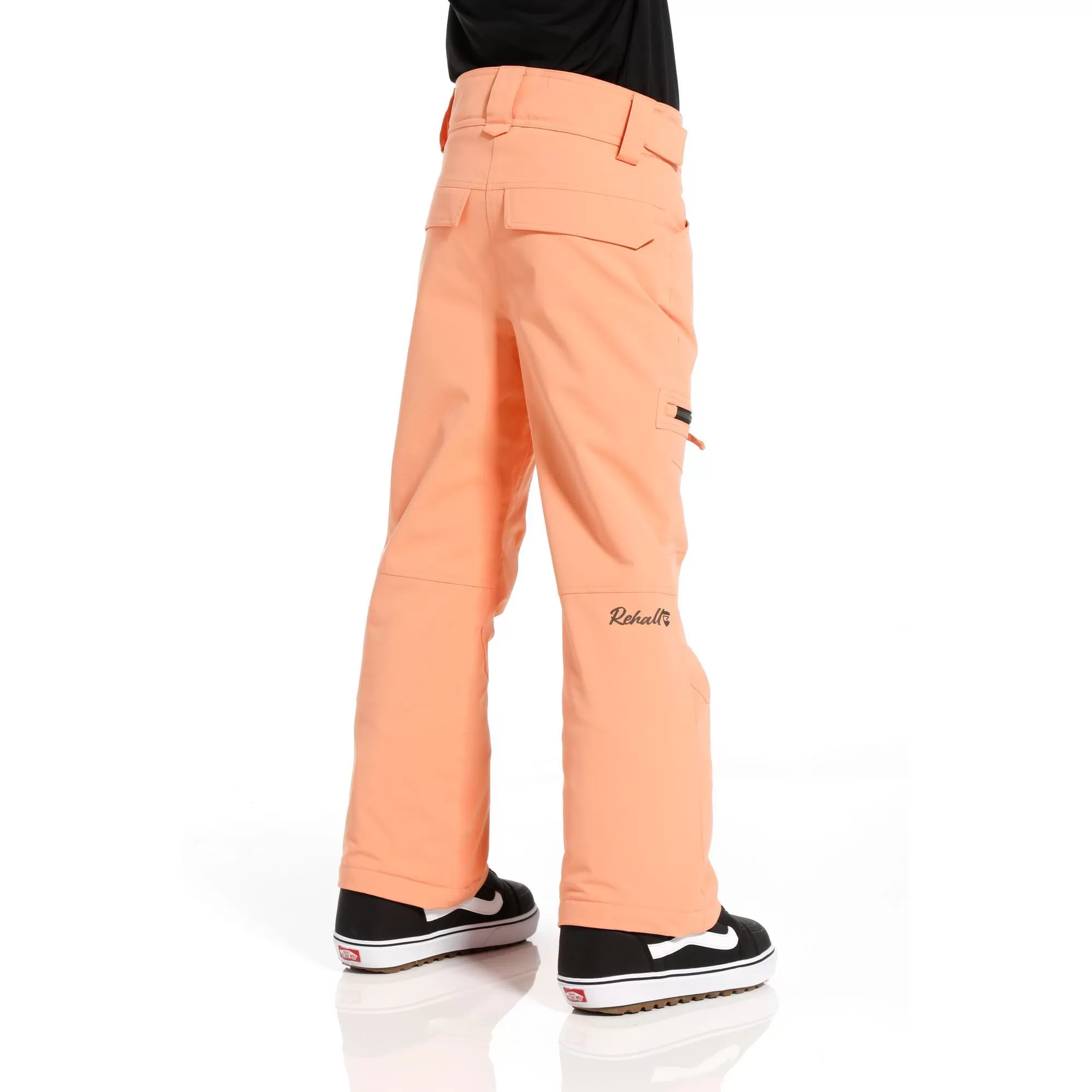 Rehall, Lise-R-Jr. Ski Pants Kids Shell Coral Pink 4 Rehall, Lise-R-Jr. Ski Pants Kids Shell Coral Pink - Image 2