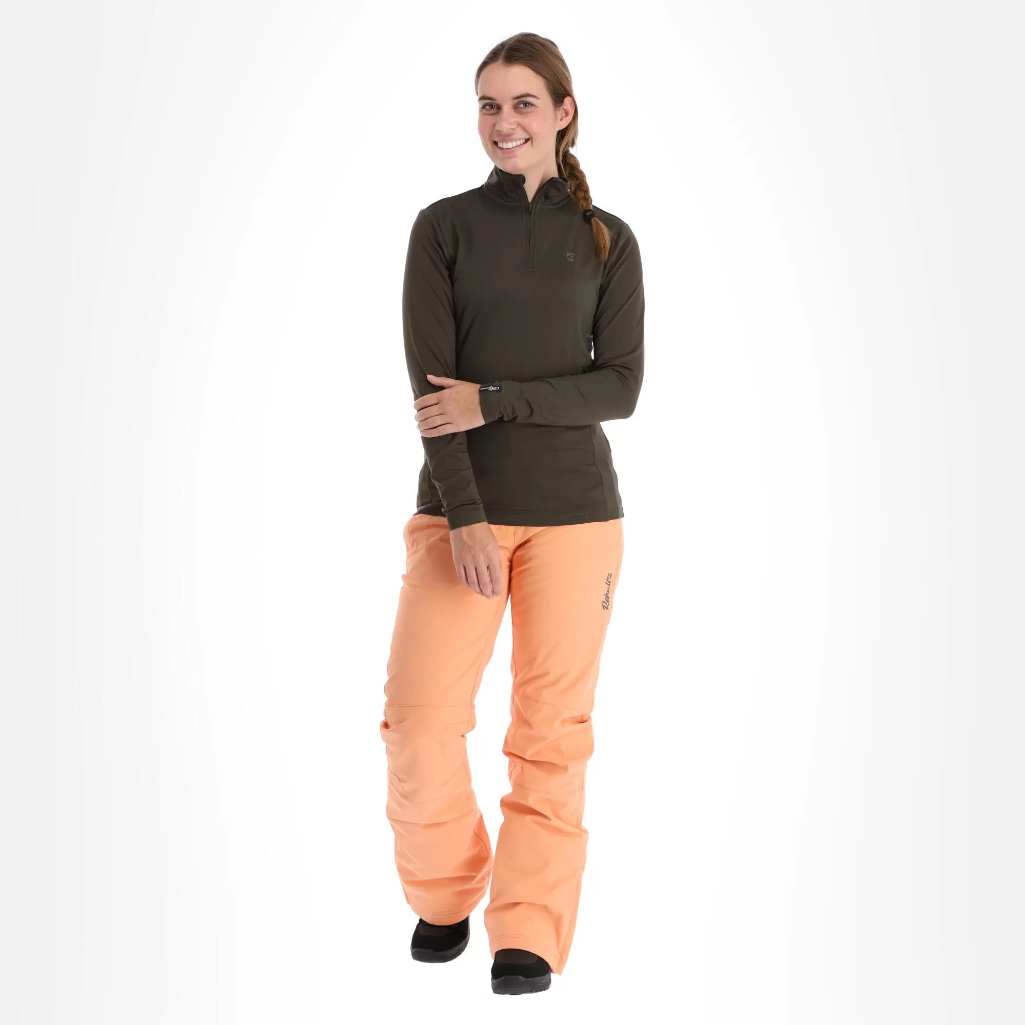 Rehall, Mitty-R Pullover Women Graphite Melange Grey 3 Rehall, Mitty-R Pullover Women Graphite Melange Grey