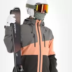 Rehall, Ricky-R Ski Jacket Women Gunmetal Grey -Ski Online Store rehall ricky r aa jas gevoerd dames gunmetal grijs 22rehal140v6 BI 05