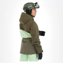 Rehall, Ricky-R Ski Jacket Women Olive Green -Ski Online Store rehall ricky r aa jas gevoerd dames olive groen 22rehal140v1 BI 03
