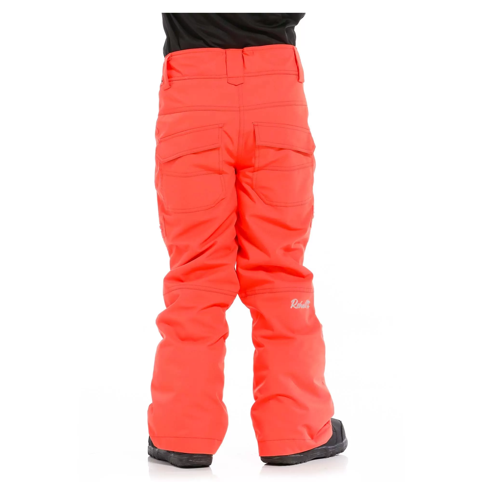 Rehall, Romy-R Ski Pants Kids Coral Red 4 Rehall, Romy-R Ski Pants Kids Coral Red - Image 2