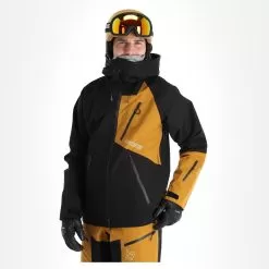 Rock Experience, Ice Thriller Hardshell Ski Jacket Men Caviar Golden Brown 10 Rock Experience, Ice Thriller Hardshell Ski Jacket Men Caviar Golden Brown -Ski Online Store rock experience ice thriller ab hardshell jas heren caviar golden 22rocke102v1 BI 04