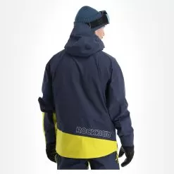Rock Experience, Ice Thriller Hardshell Ski Jacket Men Citronelle Nights Blue -Ski Online Store rock experience ice thriller ab hardshell jas heren citronelle 22rocke102v2 BI 03