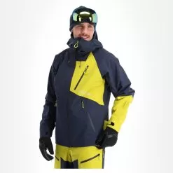 Rock Experience, Ice Thriller Hardshell Ski Jacket Men Citronelle Nights Blue -Ski Online Store rock experience ice thriller ab hardshell jas heren citronelle 22rocke102v2 BI 04