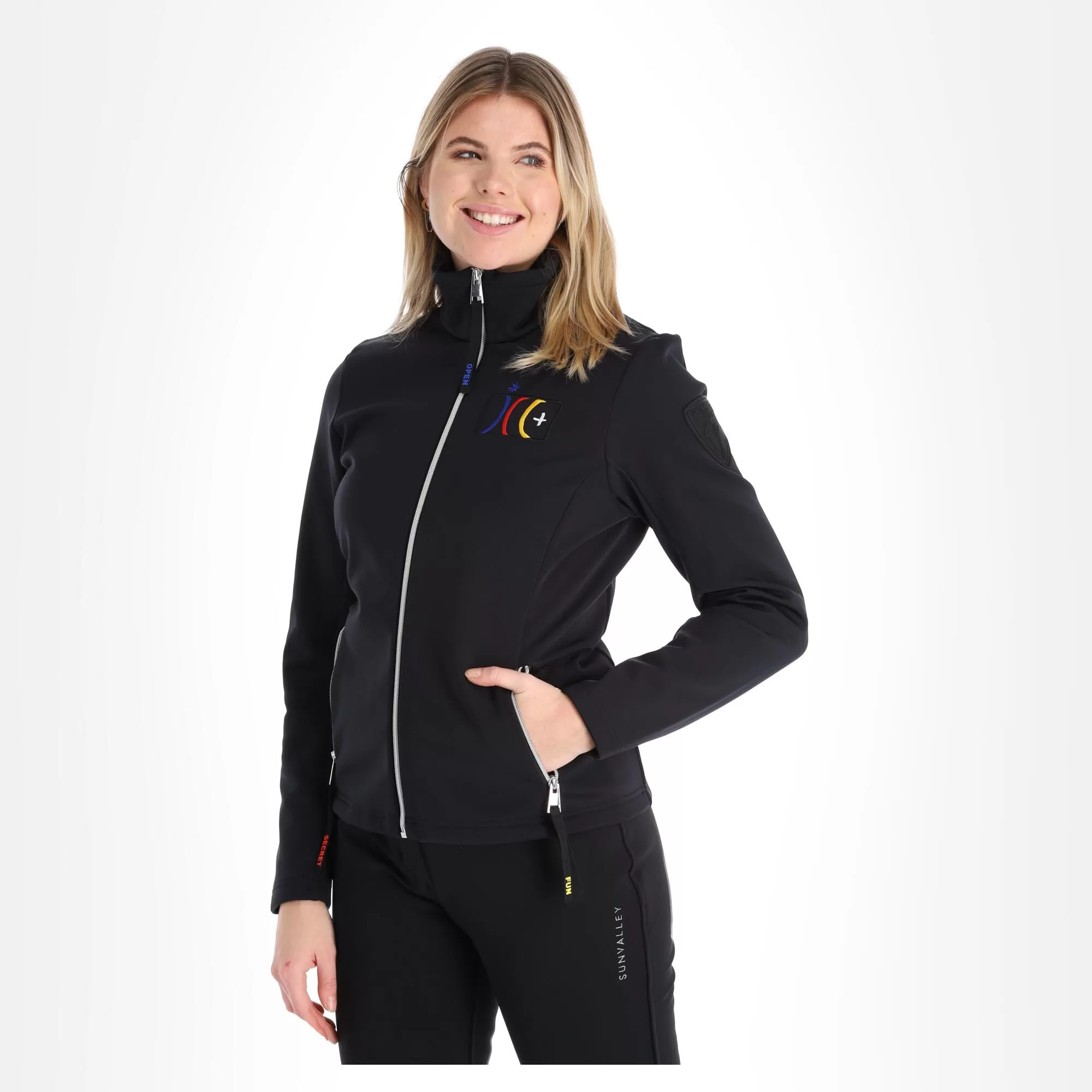 Rossignol, Brady Pr Soft Jc De Castelbajac Softshell Ski Jacket Women Black 4 Rossignol, Brady Pr Soft Jc De Castelbajac Softshell Ski Jacket Women Black - Image 2
