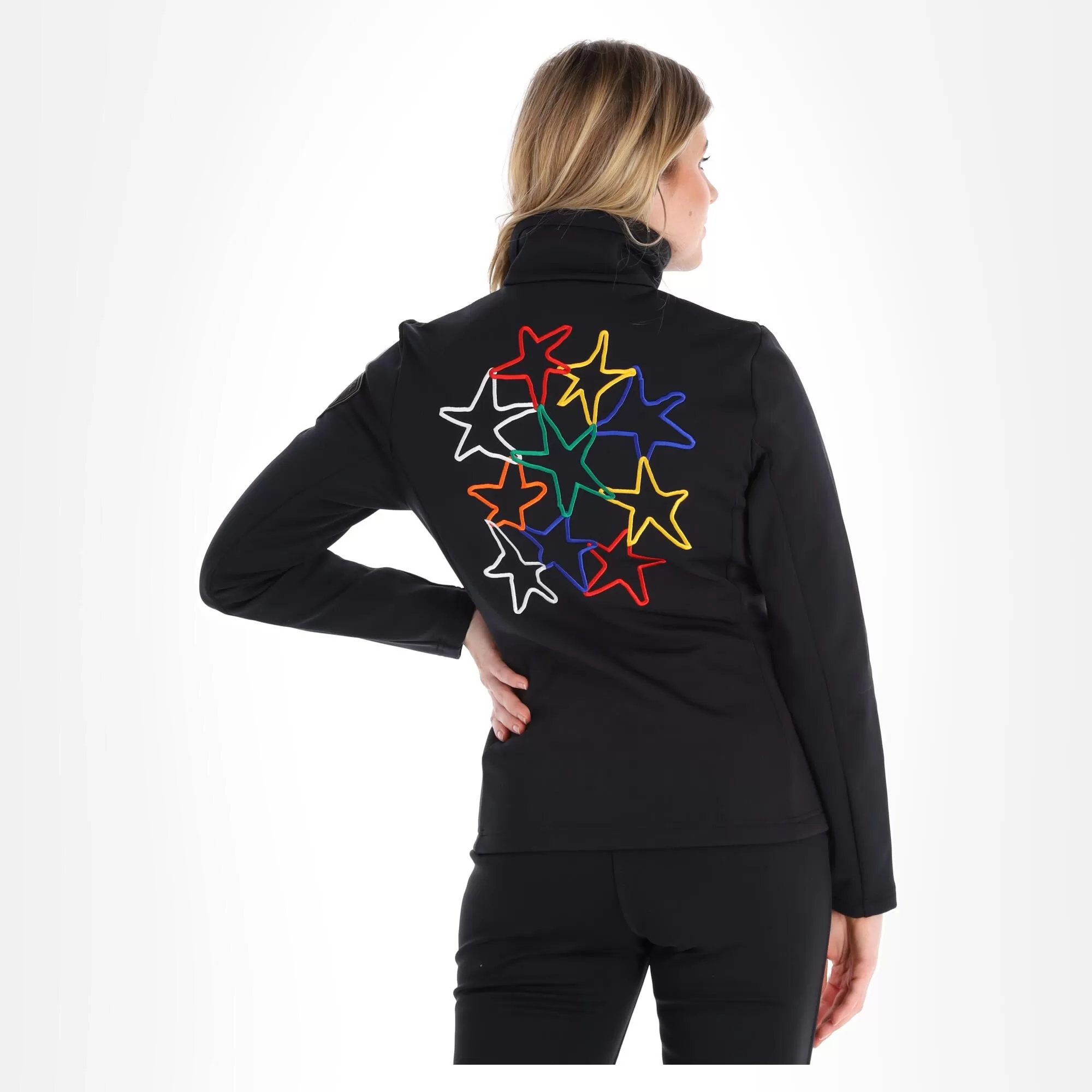 Rossignol, Brady Pr Soft Jc De Castelbajac Softshell Ski Jacket Women Black 5 Rossignol, Brady Pr Soft Jc De Castelbajac Softshell Ski Jacket Women Black - Image 3