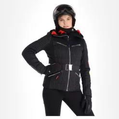 Rossignol, Maddy-Star Jc De Castelbajac Ski Jacket Women Black -Ski Online Store rossignol maddy star jc de castelbajac aa jas gevoerd dames zwart 22rossi103v1 BI 04