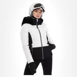 Rossignol, Twins Down Jc De Castelbajac Ski Jacket Women White -Ski Online Store rossignol twins down jc de castelbajac aa jas gevoerd dames wit 22rossi106v1 BI 04