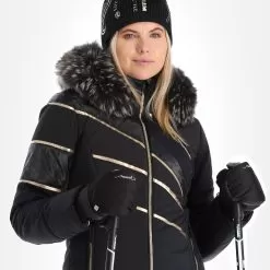 Sportalm Kitzbühel, 9820569147 Ski Jacket Women Black -Ski Online Store sportalm kitzbuhel 9820569147 aa jas gevoerd dames zwart 22sport106v1 BI 05