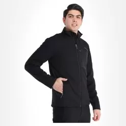 Spyder, Bandit Full Zip Jacket Men Black -Ski Online Store spyder bandit full zip ea vest heren zwart EA10spy040d BI 04