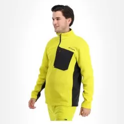 Spyder, Bandit Half Zip Sweater Men Citrus Yellow 10 Spyder, Bandit Half Zip Sweater Men Citrus Yellow -Ski Online Store spyder bandit half zip eb trui heren citrus geel 22spyde146v3 BI 04