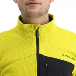 Spyder, Bandit Half Zip Sweater Men Citrus Yellow 11 Spyder, Bandit Half Zip Sweater Men Citrus Yellow -Ski Online Store spyder bandit half zip eb trui heren citrus geel 22spyde146v3 BI 05