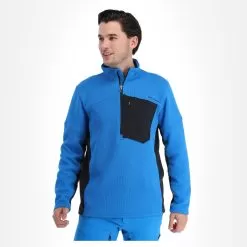 Spyder, Bandit Half Zip Sweater Men Collegiate Blue -Ski Online Store spyder bandit half zip eb trui heren collegiate blauw 22spyde146v6 BI 04