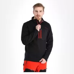 Spyder, Bandit Half Zip Sweater Men Black 11 Spyder, Bandit Half Zip Sweater Men Black -Ski Online Store spyder bandit half zip eb trui heren rood zwart EB11spy113h BI 04
