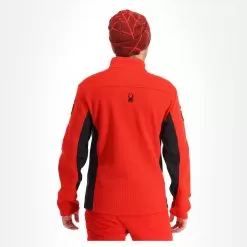 Spyder, Bandit Wengen Full Zip Jacket Men Volcano Red 9 Spyder, Bandit Wengen Full Zip Jacket Men Volcano Red -Ski Online Store spyder bandit wengen full zip ea vest heren volcano rood 22spyde124v4 BI 03