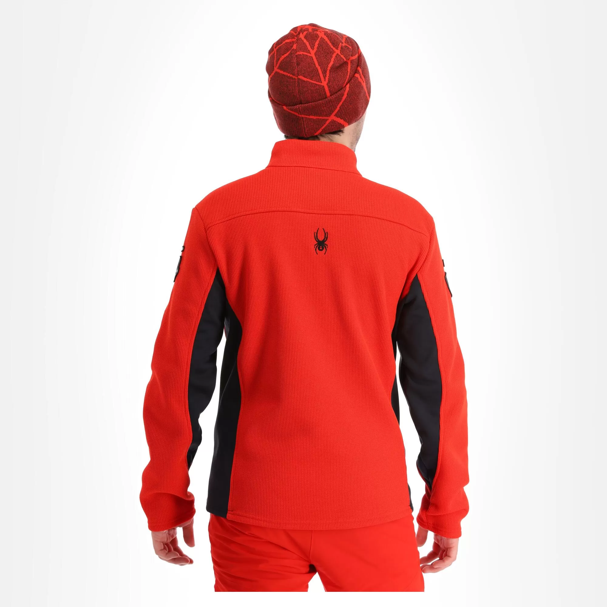 Spyder, Bandit Wengen Full Zip Jacket Men Volcano Red 5 Spyder, Bandit Wengen Full Zip Jacket Men Volcano Red - Image 3