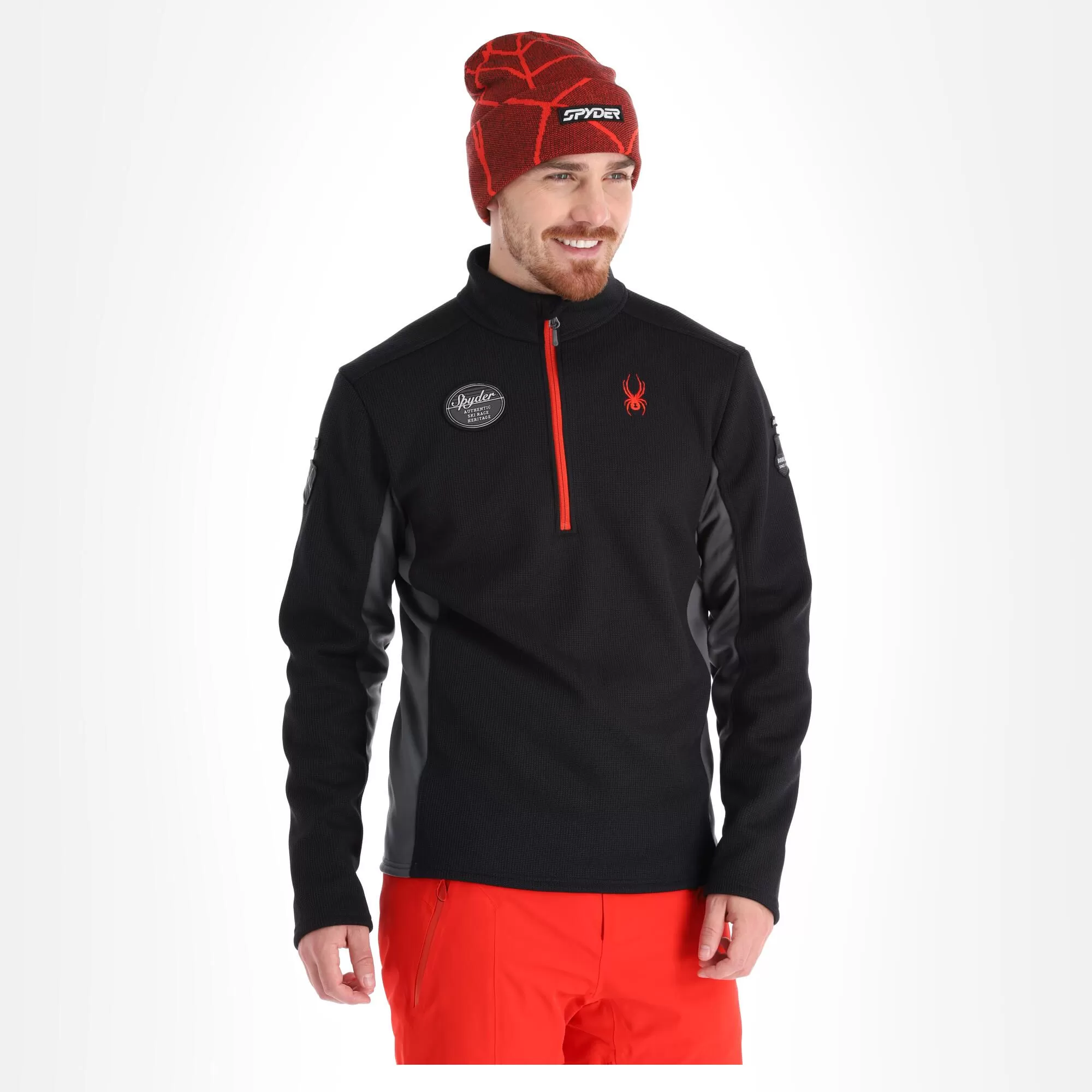 Spyder, Bandit Wengen Half Zip Jacket Men Black 4 Spyder, Bandit Wengen Half Zip Jacket Men Black - Image 2