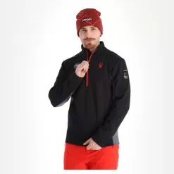 Spyder, Bandit Wengen Half Zip Jacket Men Black 10 Spyder, Bandit Wengen Half Zip Jacket Men Black -Ski Online Store spyder bandit wengen half zip ea vest heren zwart 22spyde125v1 BI 04