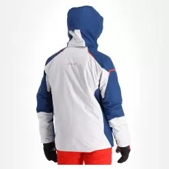 Spyder, Copper Ski Jacket Men Glacier Blue, White -Ski Online Store spyder copper aa jas gevoerd heren glacier blauw wit 22spyde136v4 BI 03