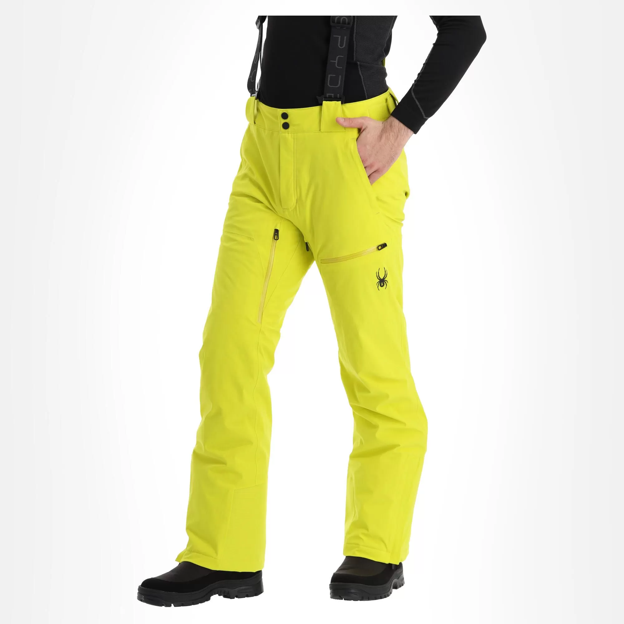 Spyder, Dare Ski Pants Men Citron Yellow 6 Spyder, Dare Ski Pants Men Citron Yellow - Image 4