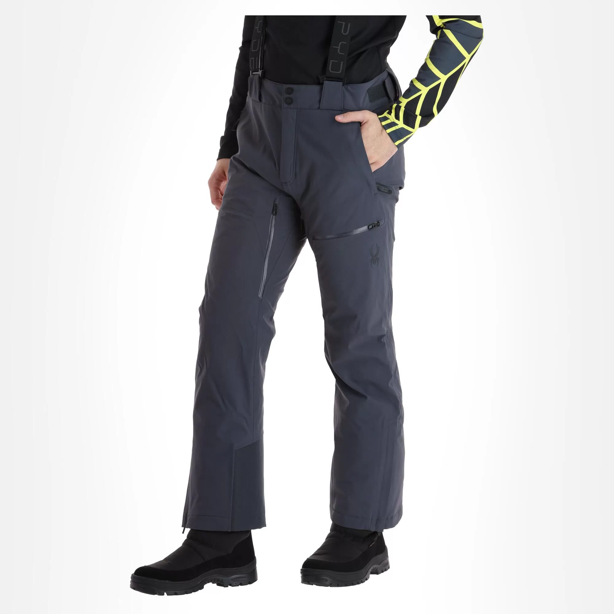 Spyder, Dare Ski Pants Men Ebony Grey 6 Spyder, Dare Ski Pants Men Ebony Grey - Image 4