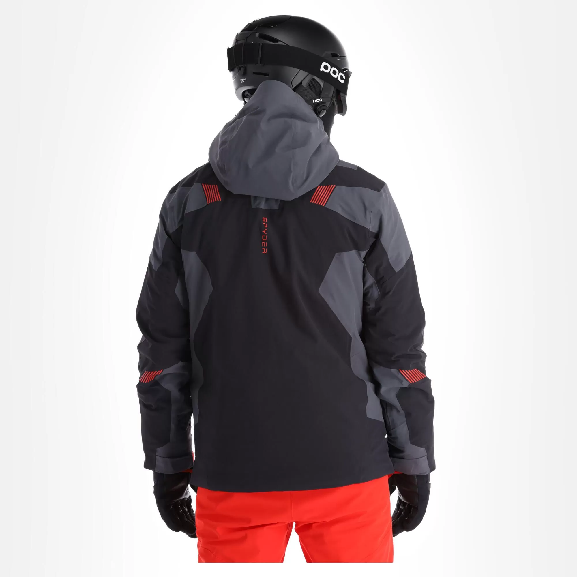 Spyder, Leader Ski Jacket Men Charcoal Black, Grey 5 Spyder, Leader Ski Jacket Men Charcoal Black, Grey - Image 3