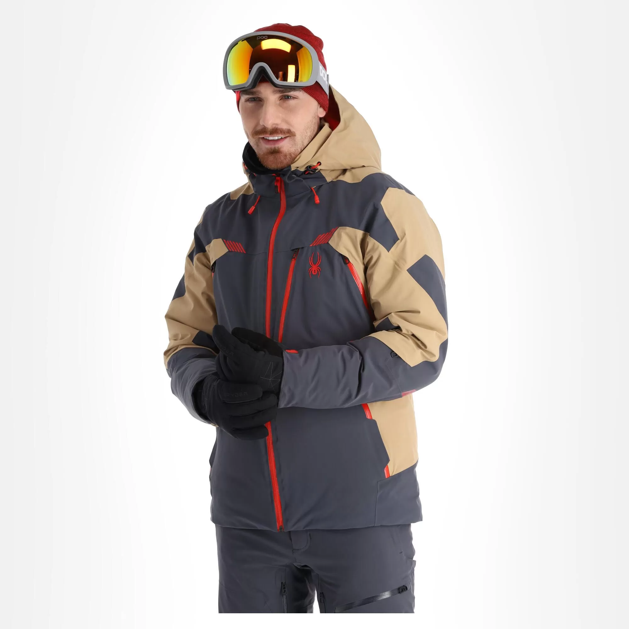 Spyder, Leader Ski Jacket Men Ebony Grey 6 Spyder, Leader Ski Jacket Men Ebony Grey - Image 4