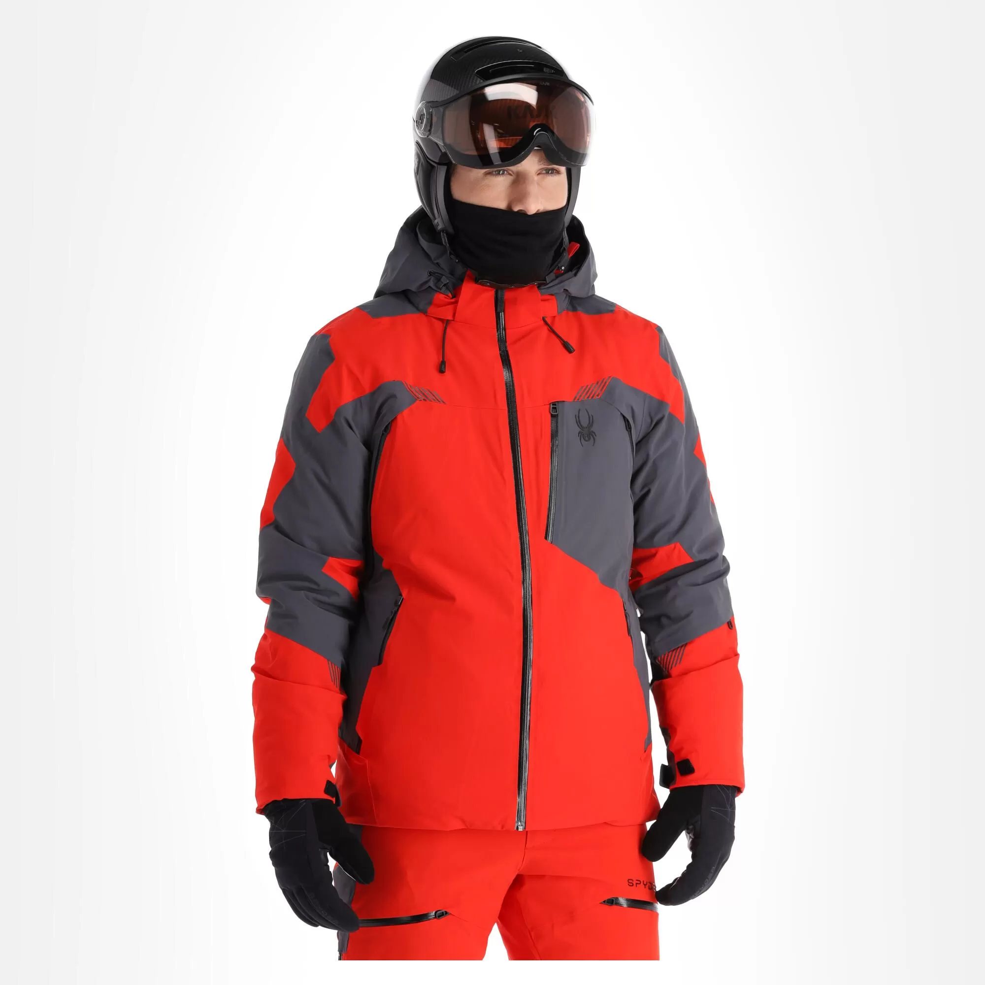 Spyder, Leader Ski Jacket Men Volcano Red 4 Spyder, Leader Ski Jacket Men Volcano Red - Image 2