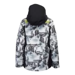 Spyder, Leader Ski Jacket Kids Tree Line Black, White