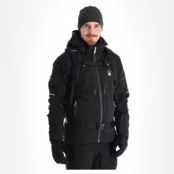 Spyder, Pinnacle Gtx Ski Jacket Men Black -Ski Online Store spyder pinnacle gtx aa jas gevoerd heren zwart 22spyde131v1 BI 02