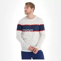 Spyder, Pump Lightweight Sweater Men Glacier Grey -Ski Online Store spyder pump lightweight eb trui heren glacier grijs 22spyde122v2 BI 04