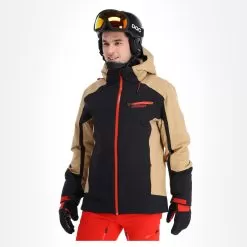 Spyder, Seventy - Eight Ski Jacket Men Charcoal Black, Brown -Ski Online Store spyder seventy eight aa jas gevoerd heren charcoal bruin zwart 22spyde135v2 BI 02