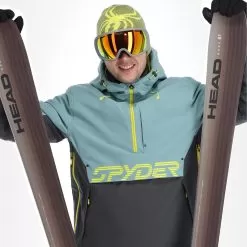 Spyder, Signal Winter Anorak Men Tundra Blue -Ski Online Store spyder signal af anorak heren tundra blauw 22spyde118v2 BI 05