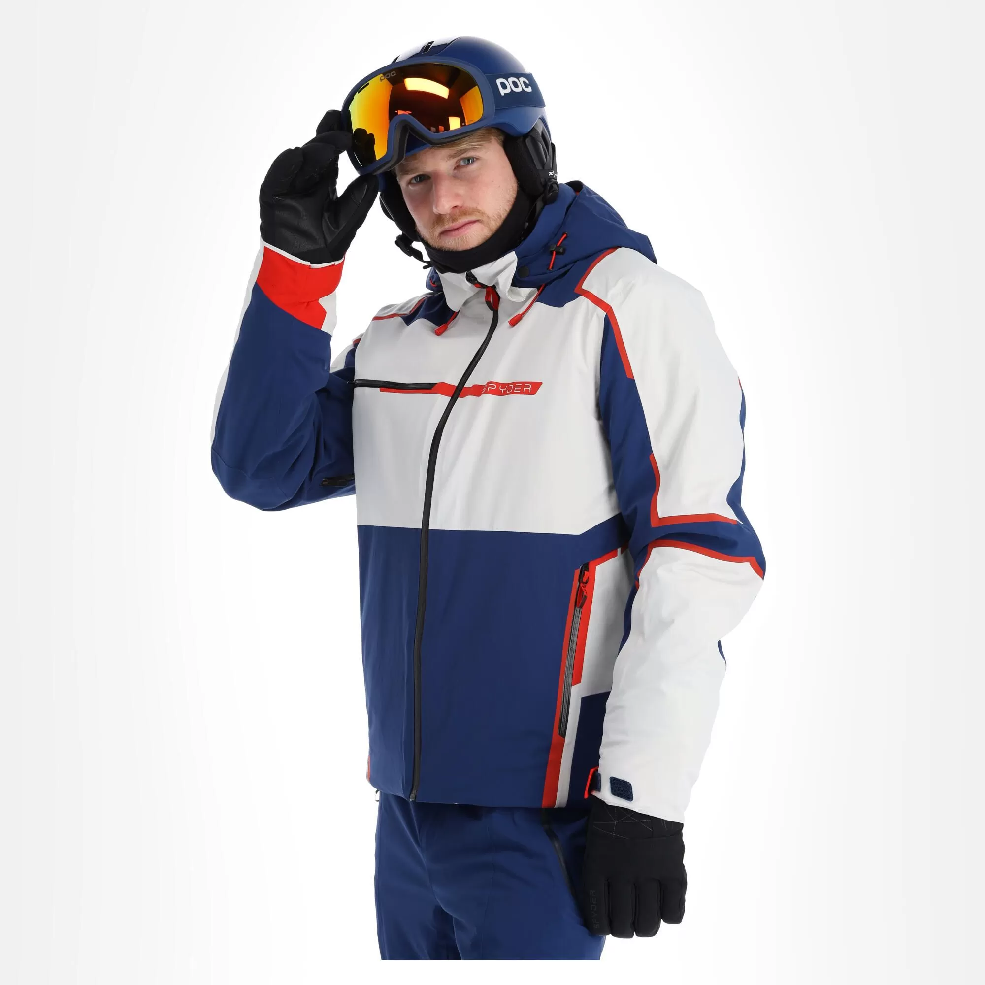 Spyder, Titan Ski Jacket Men Glacier Blue, White 6 Spyder, Titan Ski Jacket Men Glacier Blue, White - Image 4