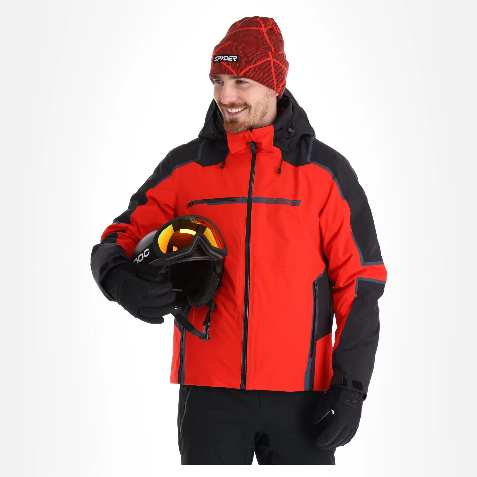 Spyder, Titan Ski Jacket Men Volcano Red 4 Spyder, Titan Ski Jacket Men Volcano Red - Image 2