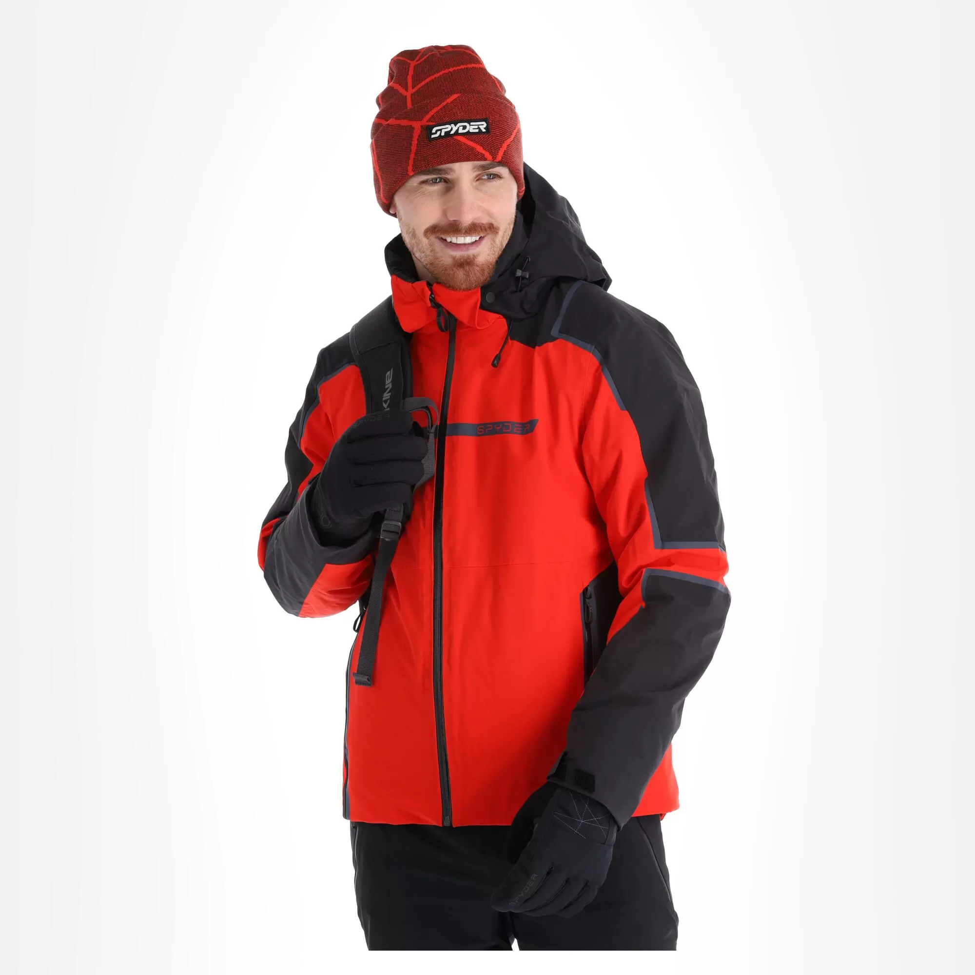 Spyder, Titan Ski Jacket Men Volcano Red 6 Spyder, Titan Ski Jacket Men Volcano Red - Image 4
