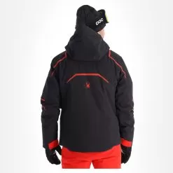 Spyder, Titan Ski Jacket Men Black -Ski Online Store spyder titan aa jas gevoerd heren zwart 22spyde134v1 BI 03