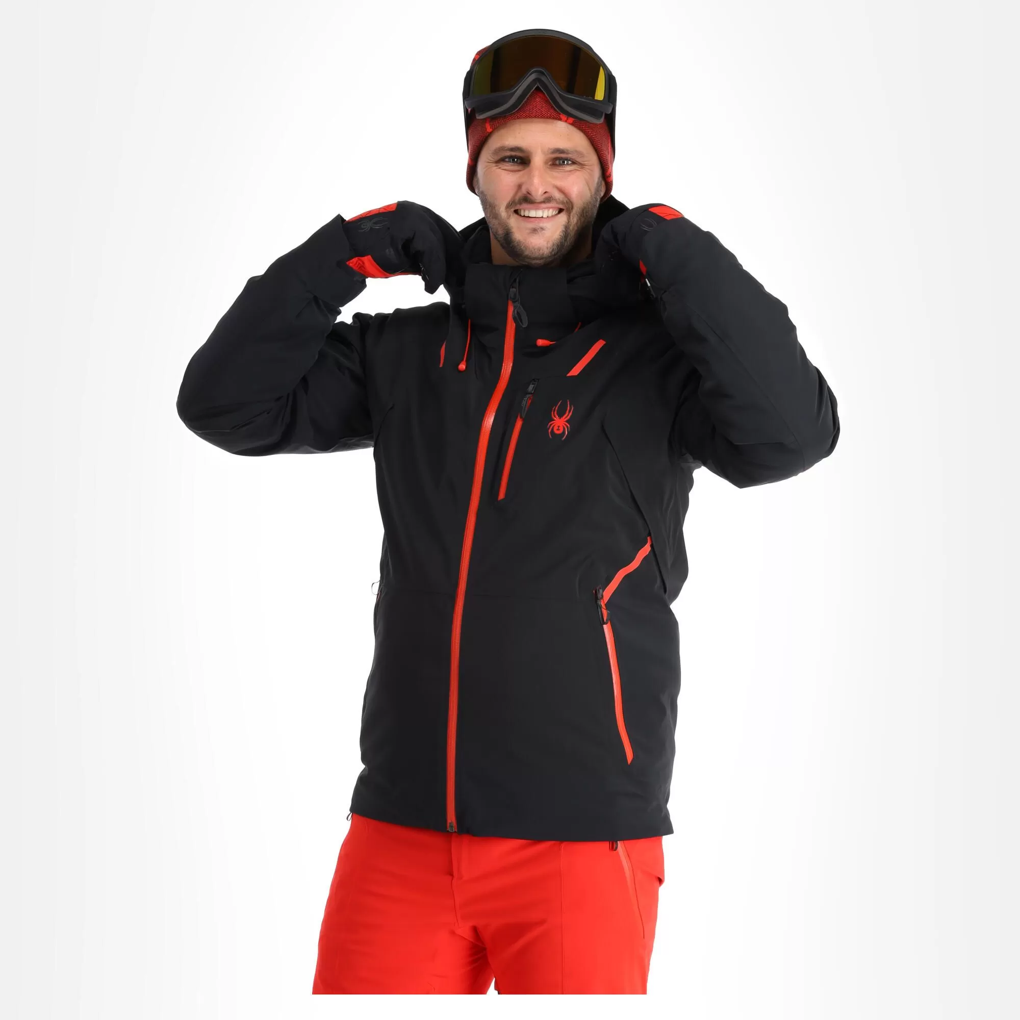 Spyder, Vanqysh Gtx Ski Jacket Men Charcoal Black, Grey 4 Spyder, Vanqysh Gtx Ski Jacket Men Charcoal Black, Grey - Image 2