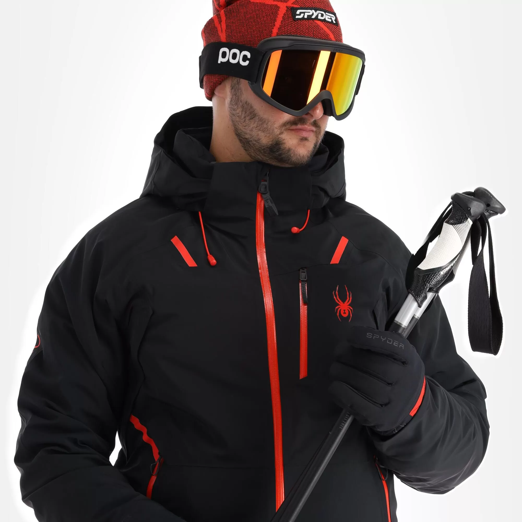 Spyder, Vanqysh Gtx Ski Jacket Men Charcoal Black, Grey 7 Spyder, Vanqysh Gtx Ski Jacket Men Charcoal Black, Grey - Image 5